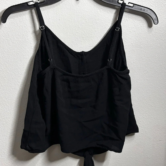 Forever 21 Women Casual‎ Black Knot Top Blouse Size Small. - Picture 8 of 8